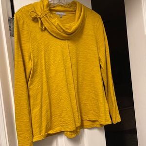 Habitat Long sleeve cowl neck golden yellow top